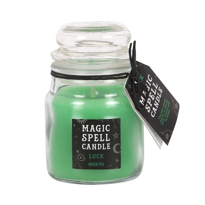 Green Tea 'Luck' Spell Candle Jar From Witch, Please!