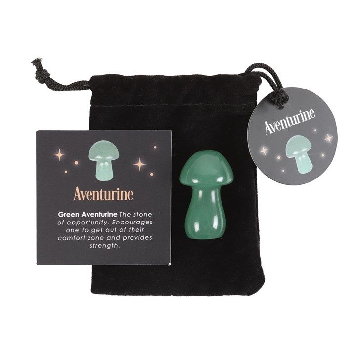 Magical Aventurine Crystal Mushroom From Witch, Please!