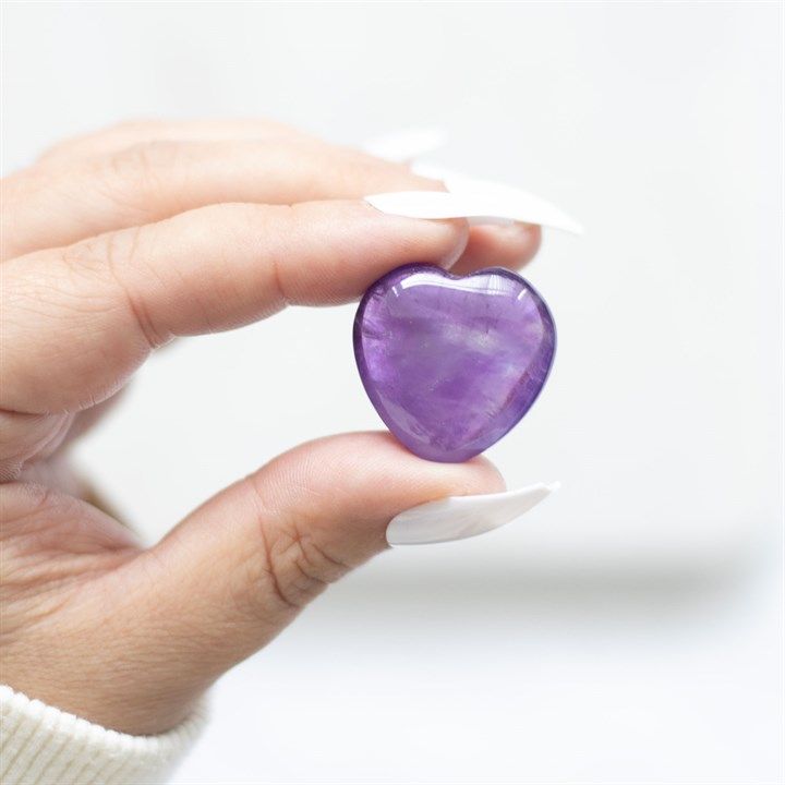 You Are Special to Me Amethyst Crystal Heart in a Bag From Witch, Please!