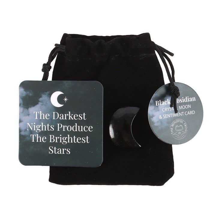 The Darkest Nights Black Obisidian Moon in a Bag From Witch, Please!