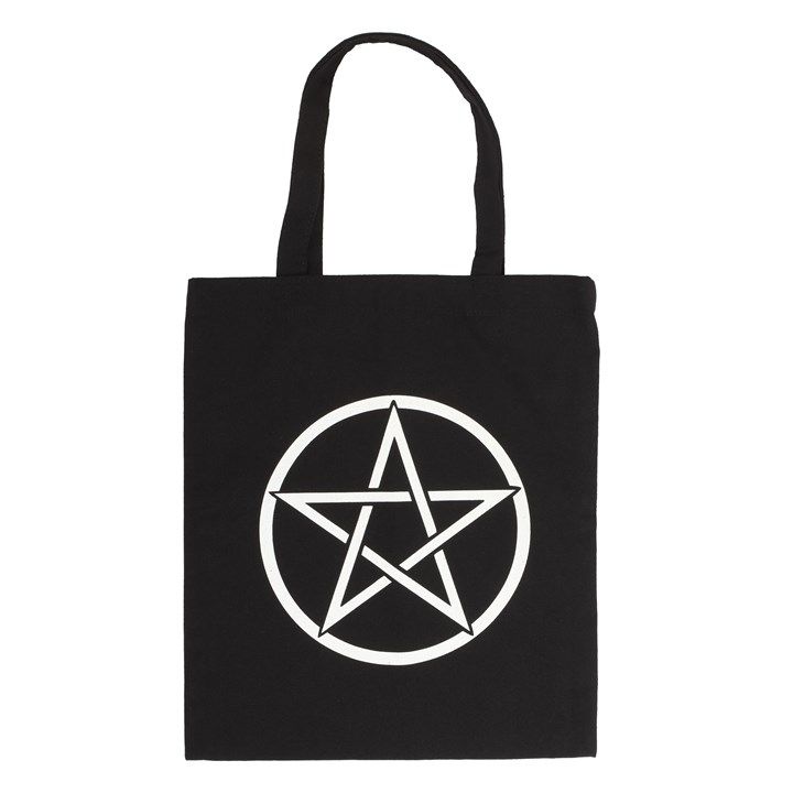 Pentagram Polycotton Tote Bag From Witch, Please!