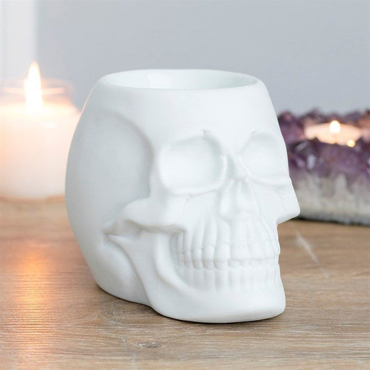 White Skull Oil Burner From Witch, Please!