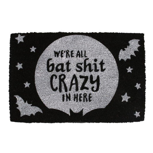 Black Bat Shit Crazy Doormat From Witch, Please!