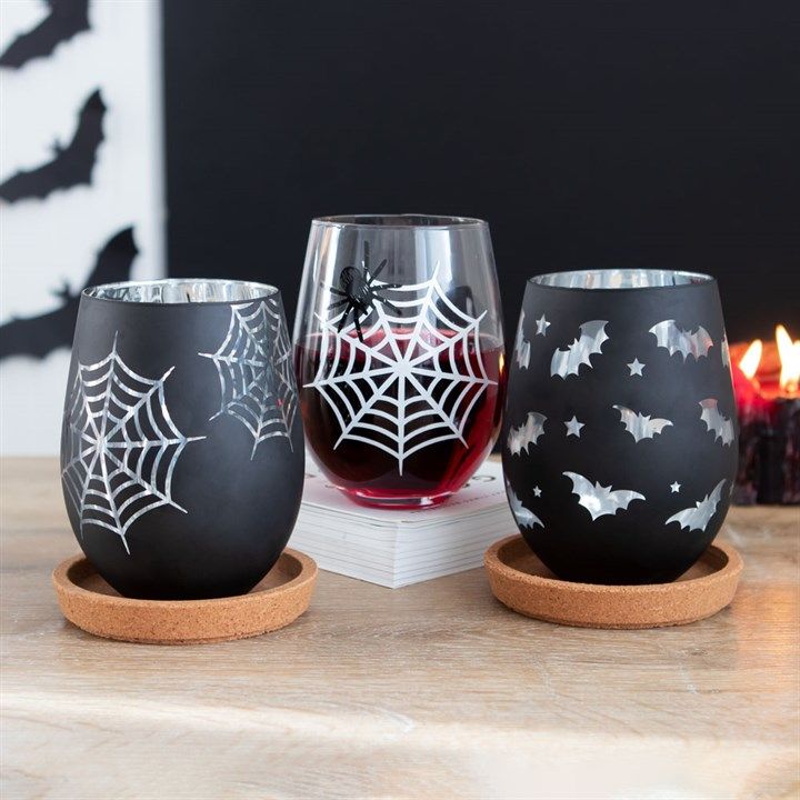 Bat Stemless Wine Glass From Witch, Please!