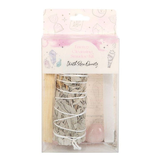 Smudge Kit with Rose Quartz Crystal From Witch, Please!