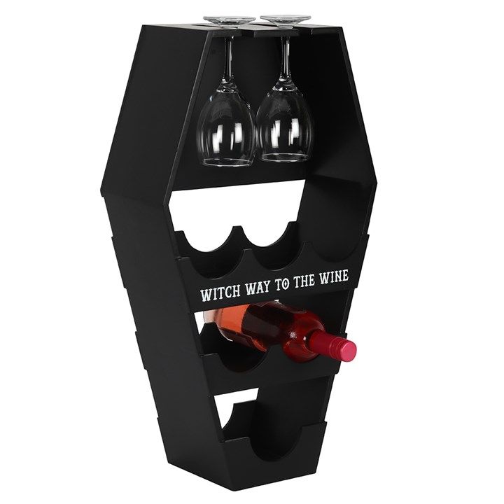 Coffin Wine Shelf From Witch, Please!