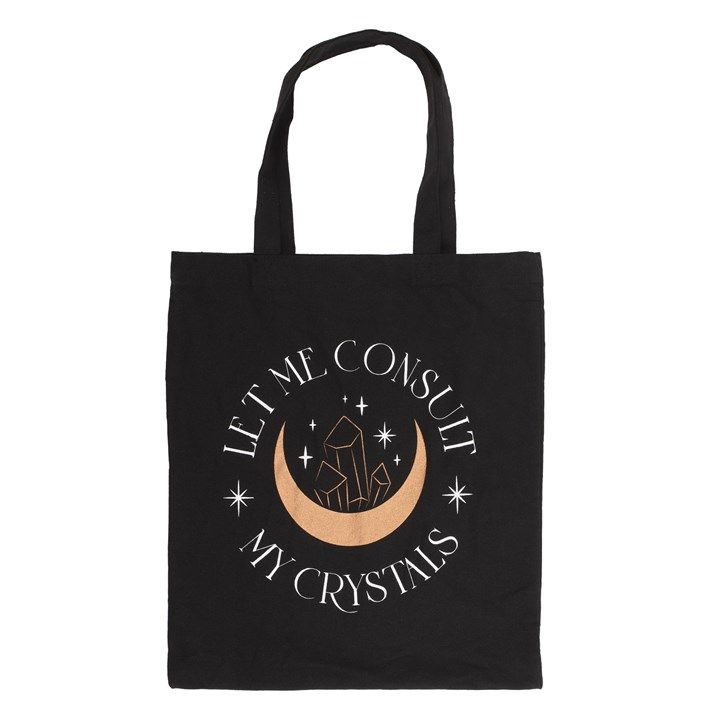 Let Me Consult My Crystals Polycotton Tote Bag From Witch, Please!