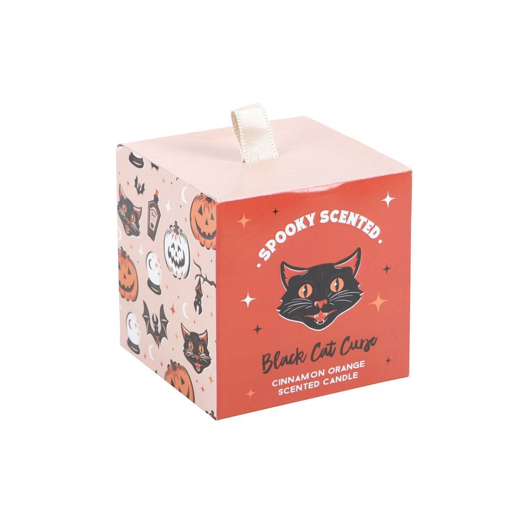 Black Cat Curse Cinnamon Orange Candle From Witch, Please!