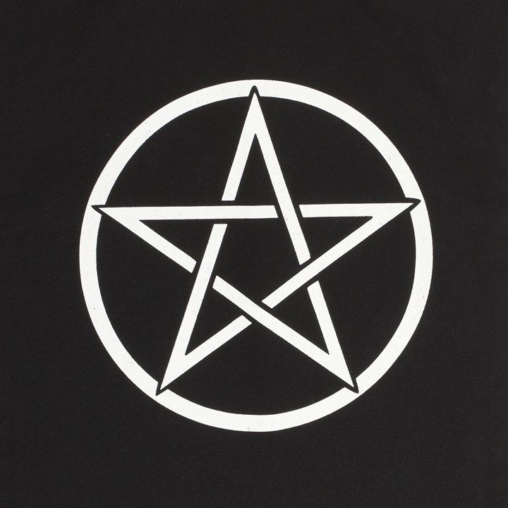 Pentagram Polycotton Tote Bag From Witch, Please!