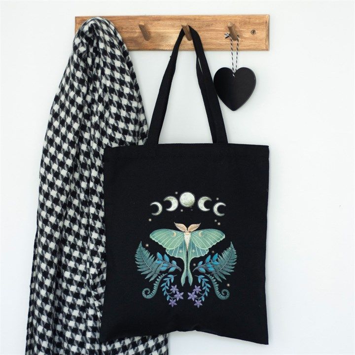 Luna Moth Polycotton Tote Bag From Witch, Please!