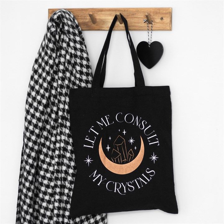 Let Me Consult My Crystals Polycotton Tote Bag From Witch, Please!