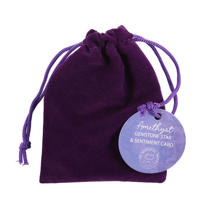 Friends Are Like Stars Lucky Amethyst Crystal Star in a Bag From Witch, Please!