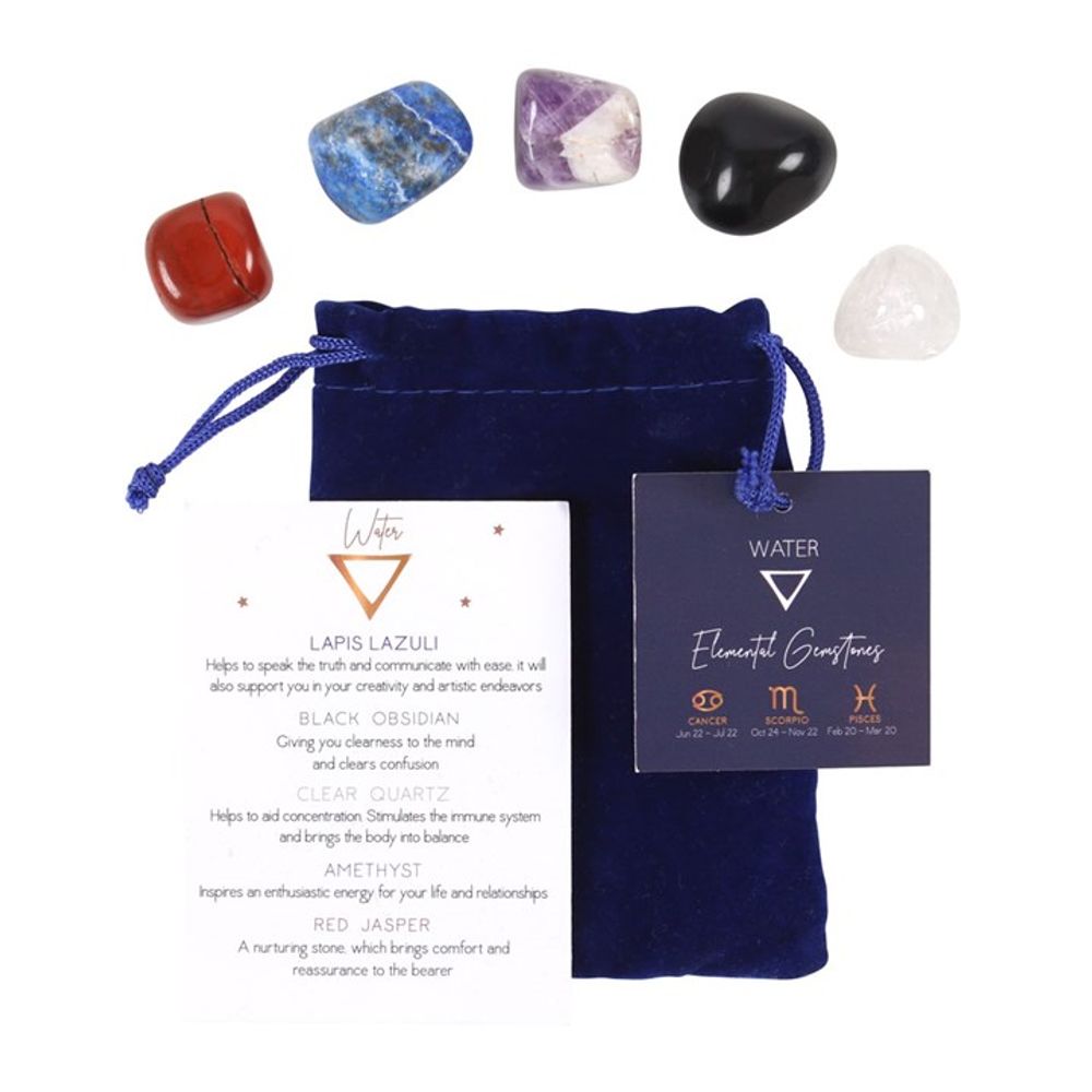 Water Element Tumble Gemstone Set From Witch, Please!