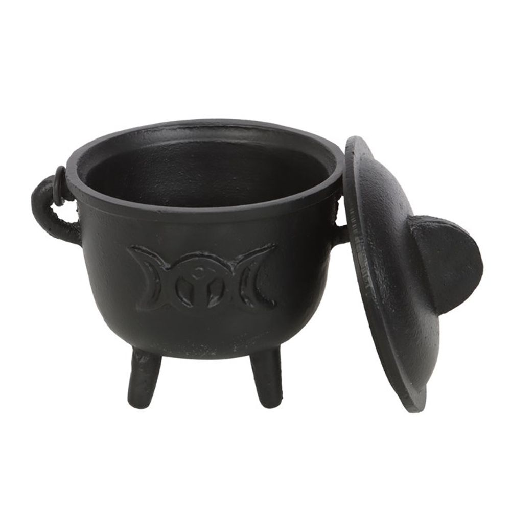 11cm Cast Iron Cauldron with Triple Moon From Witch, Please!