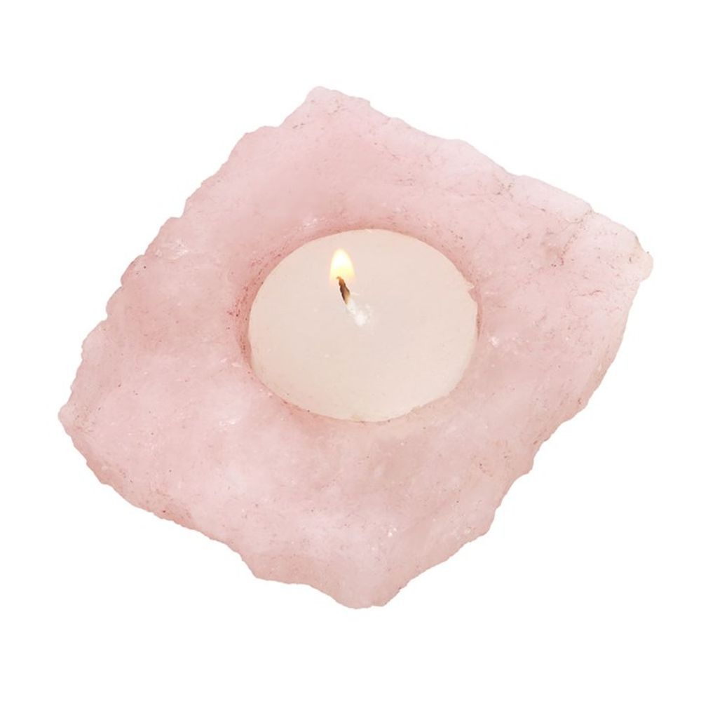 Rose Quartz Tealight Candle Holder From Witch, Please!