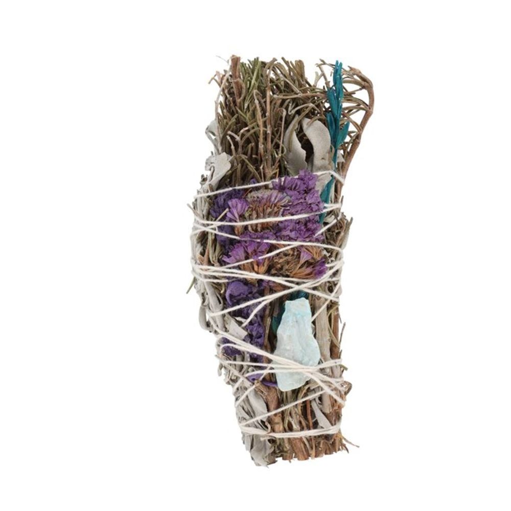 6in Ritual Wand Smudge Stick with Rosemary, Sage and Aventurine From Witch, Please!