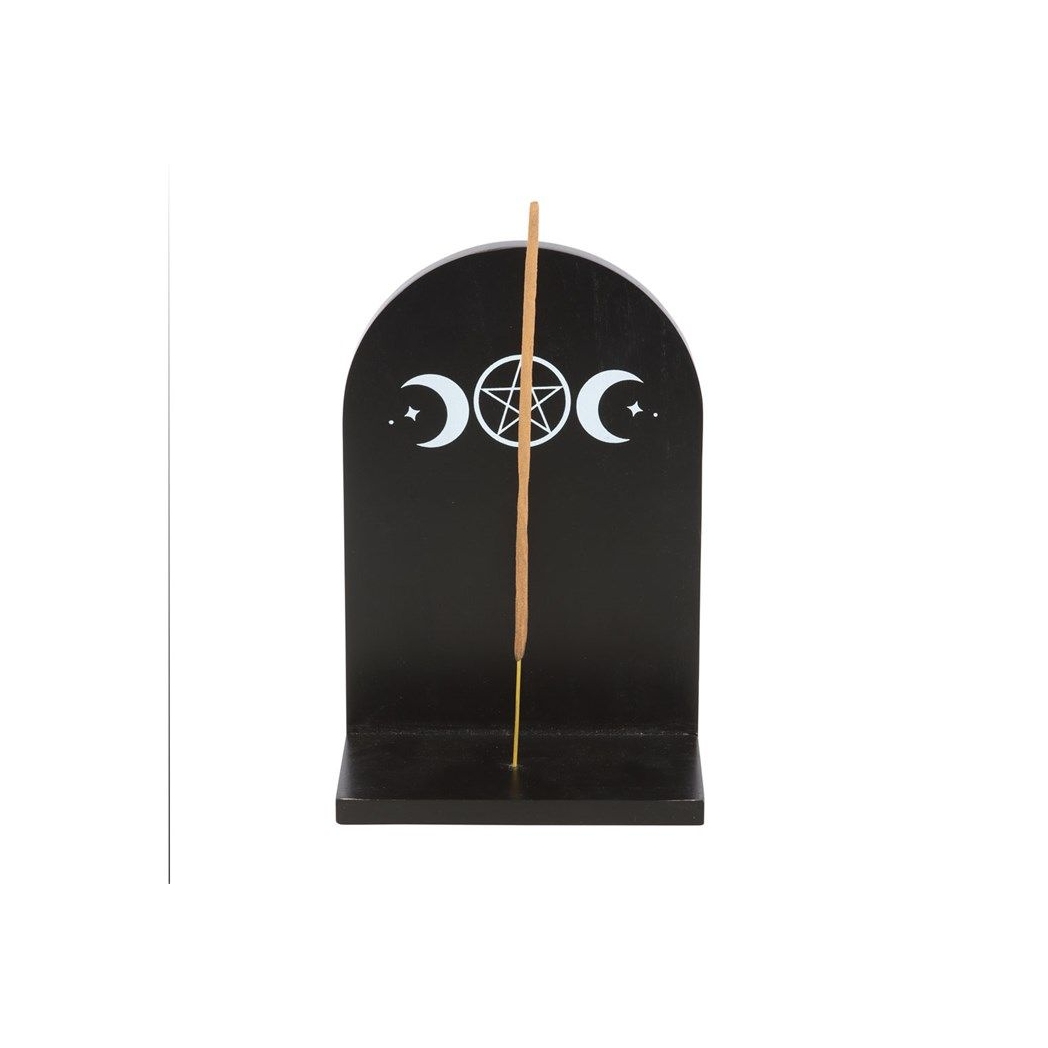 Black Triple Moon Incense Holder Shelf From Witch, Please!