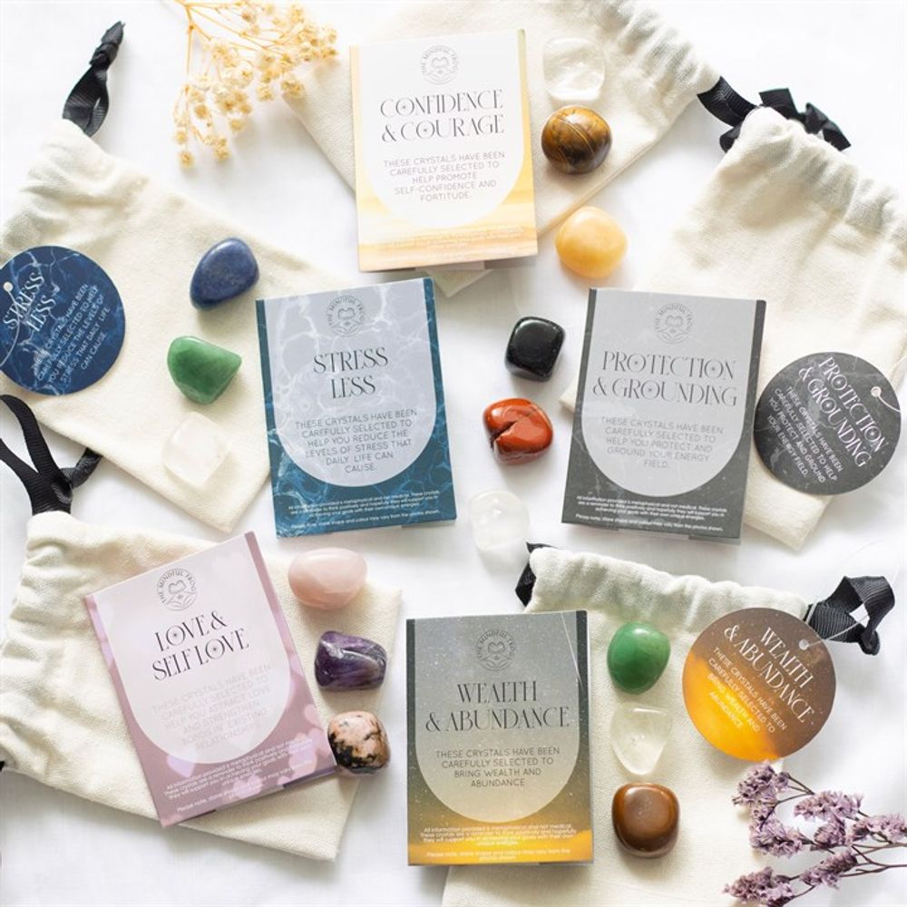 Wealth & Abundance Healing Crystal Set From Witch, Please!