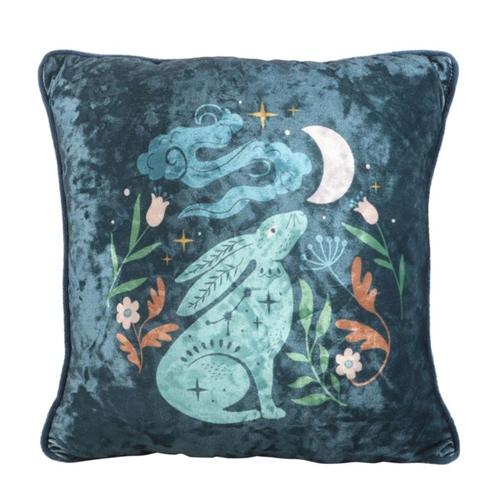 35cm Square Midnight Hare Cushion From Witch, Please!