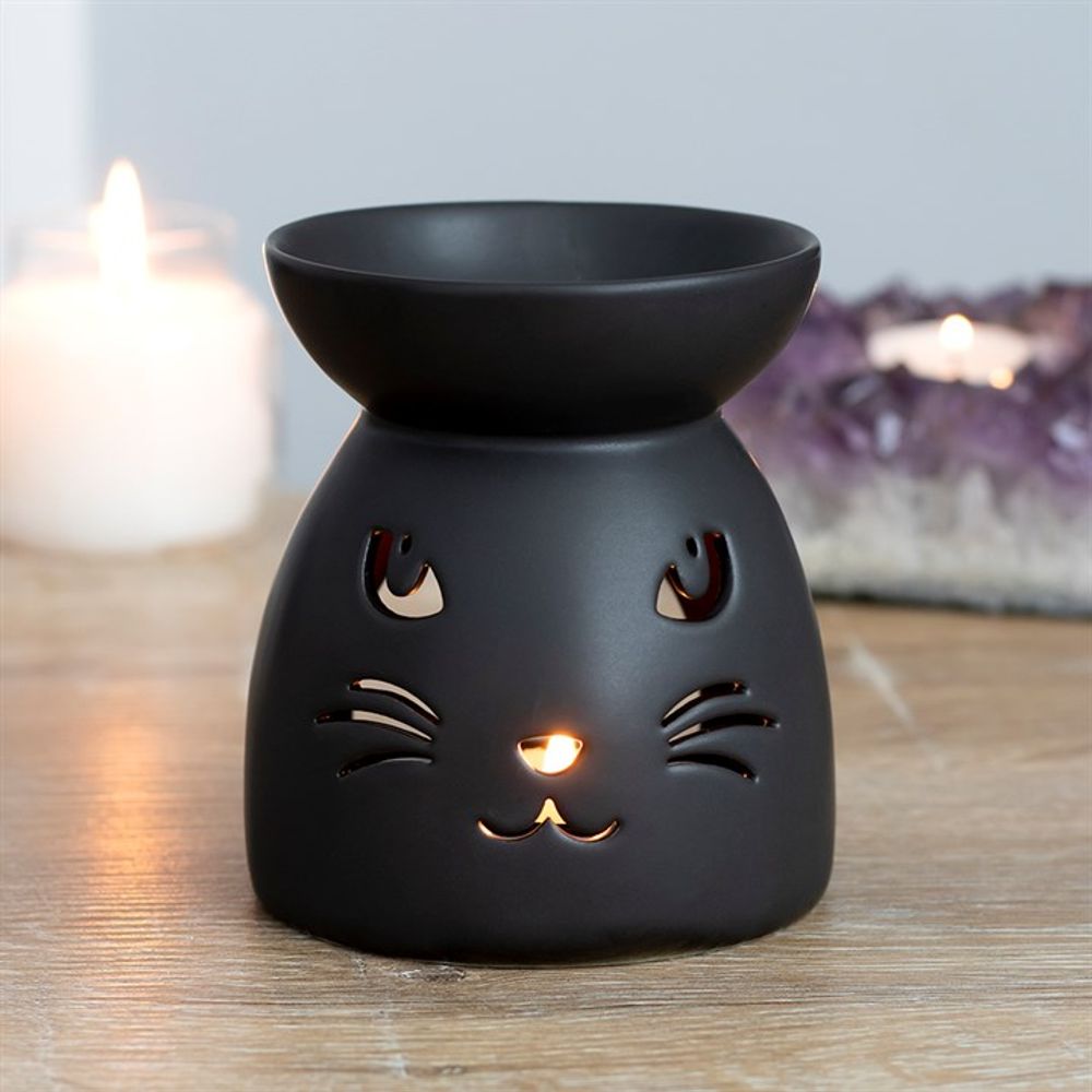 Black Cat Cut Out Oil Burner From Witch, Please!