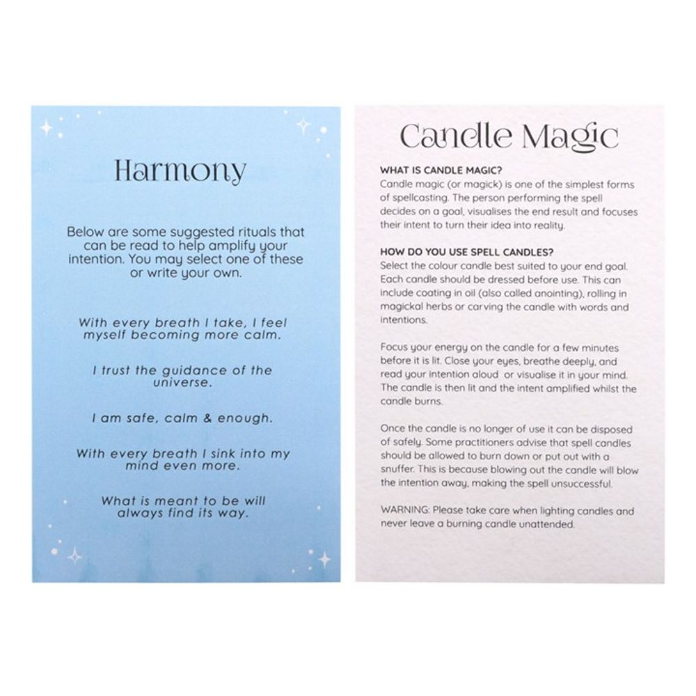 Pack of 12 Harmony Spell Candles From Witch, Please!