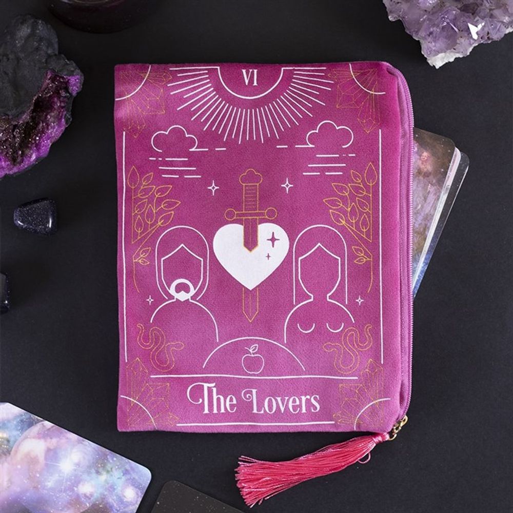 The Lovers Tarot Card Zippered Bag From Witch, Please!