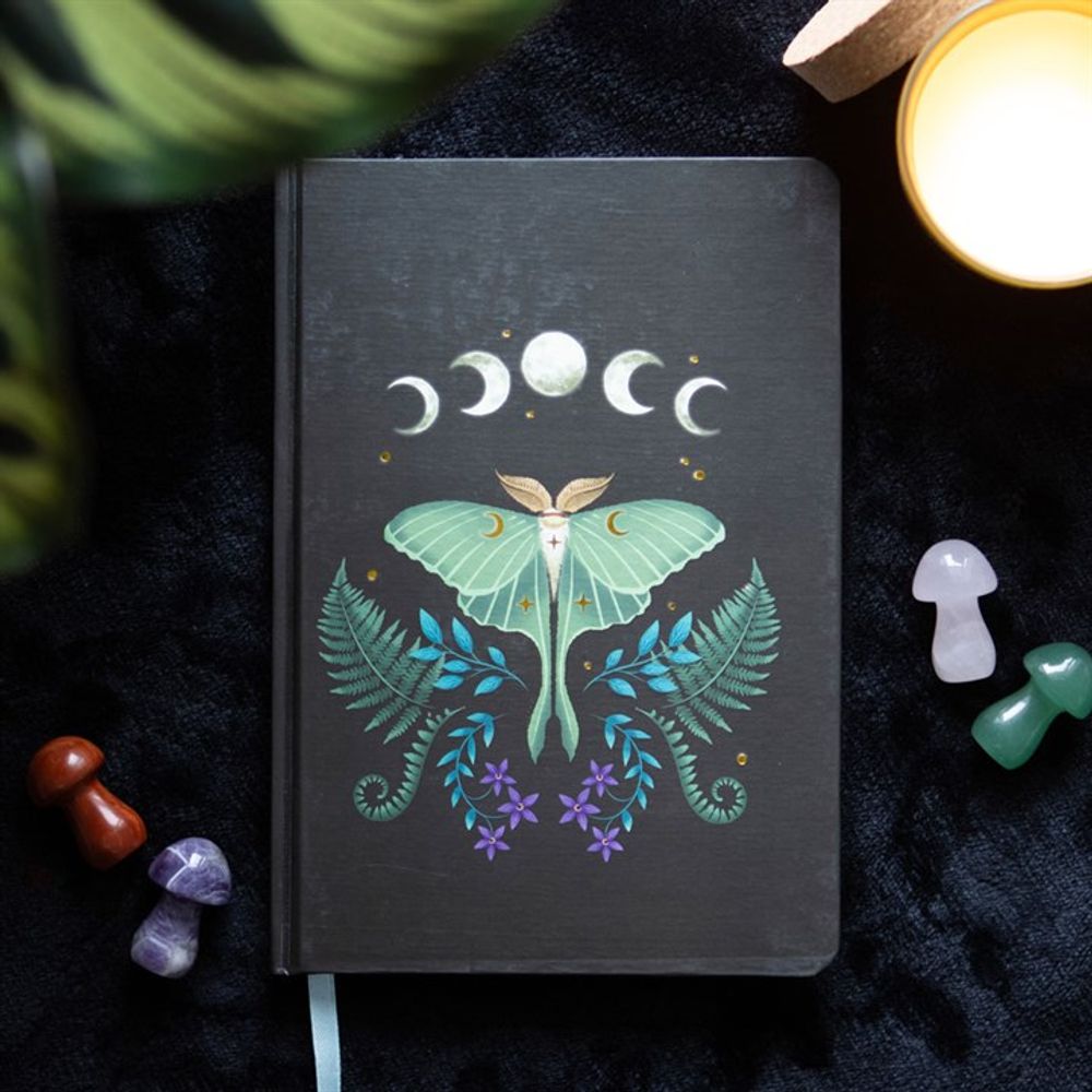 Luna Moth A5 Notebook From Witch, Please!