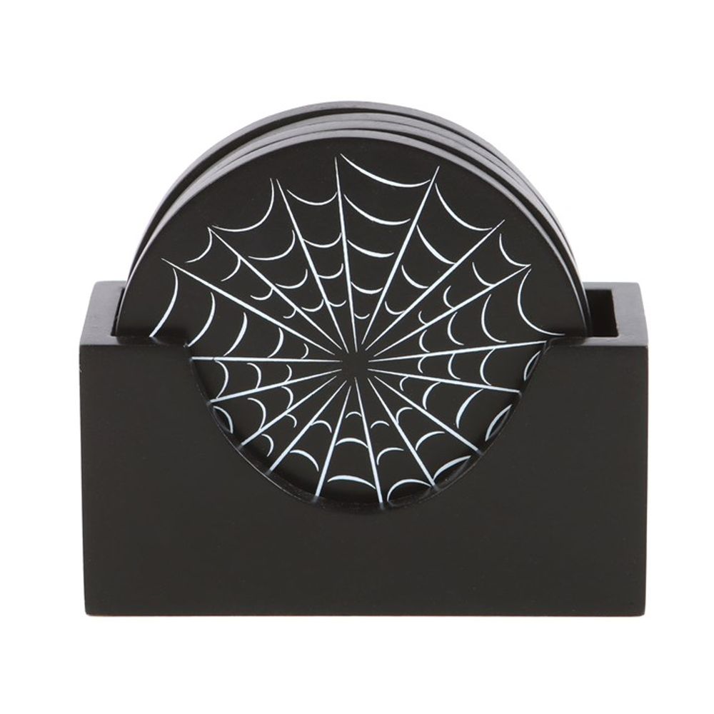 Black Spiderweb Coaster Set From Witch, Please!