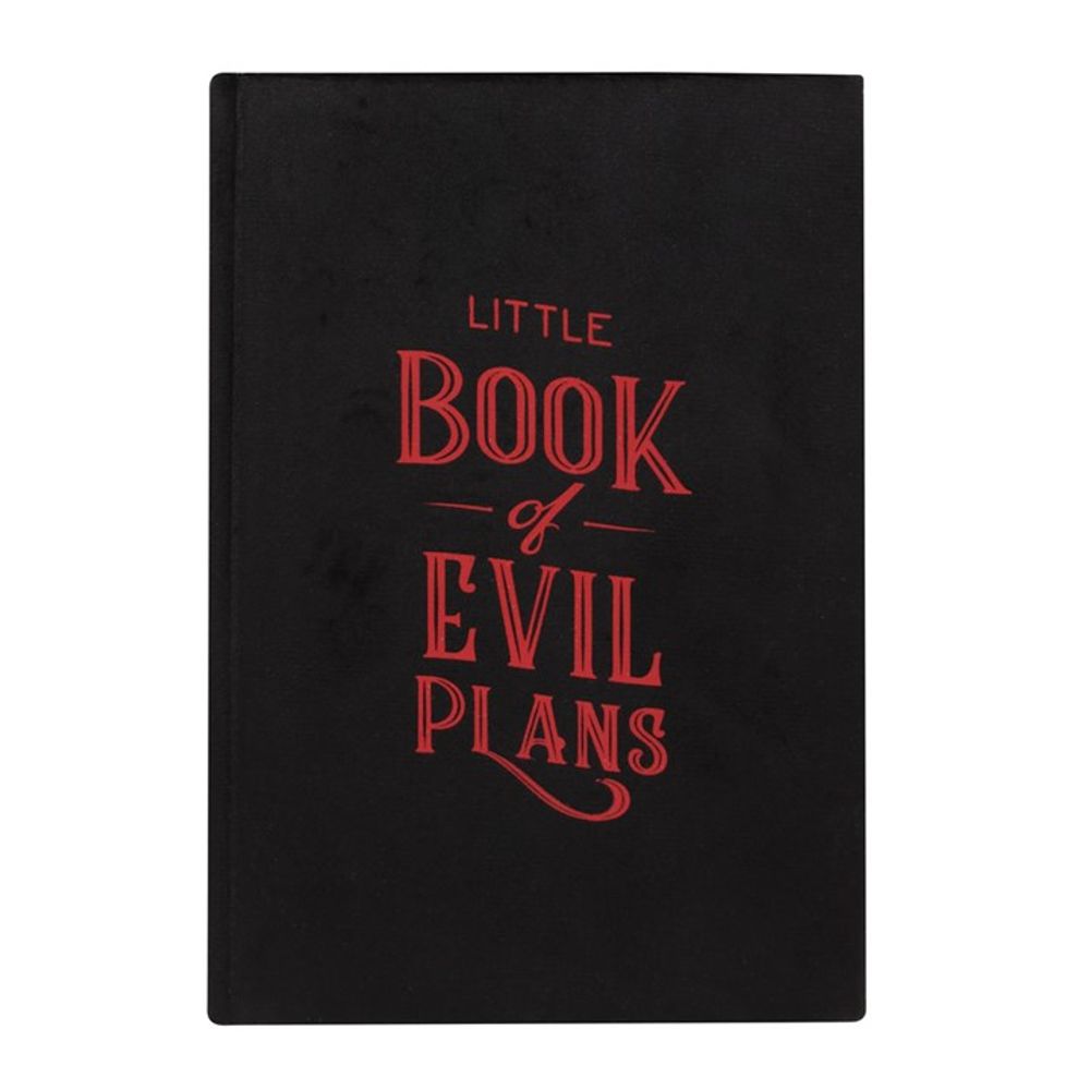 Little Book Of Evil Plans Velvet A5 Notebook From Witch, Please!