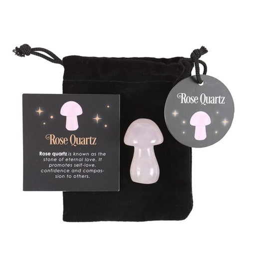 Magical Rose Quartz Crystal Mushroom From Witch, Please!