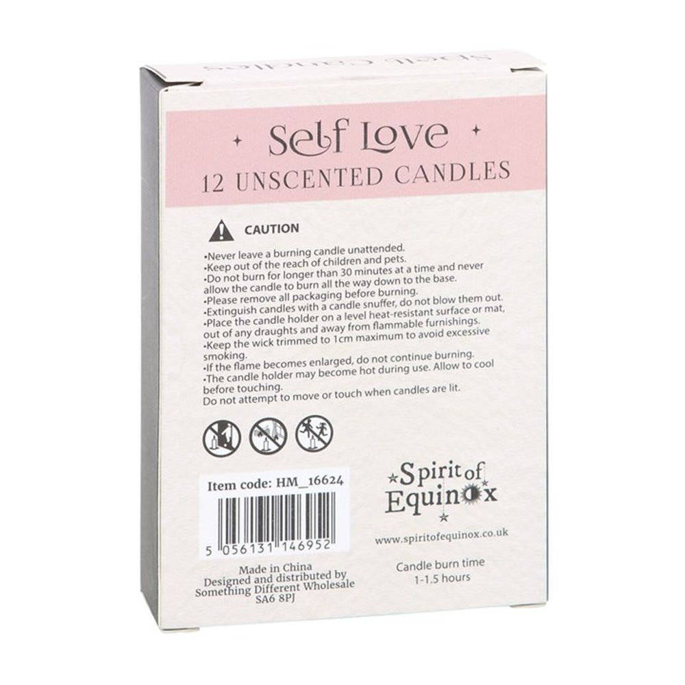 Pack of 12 Self Love Spell Candles From Witch, Please!