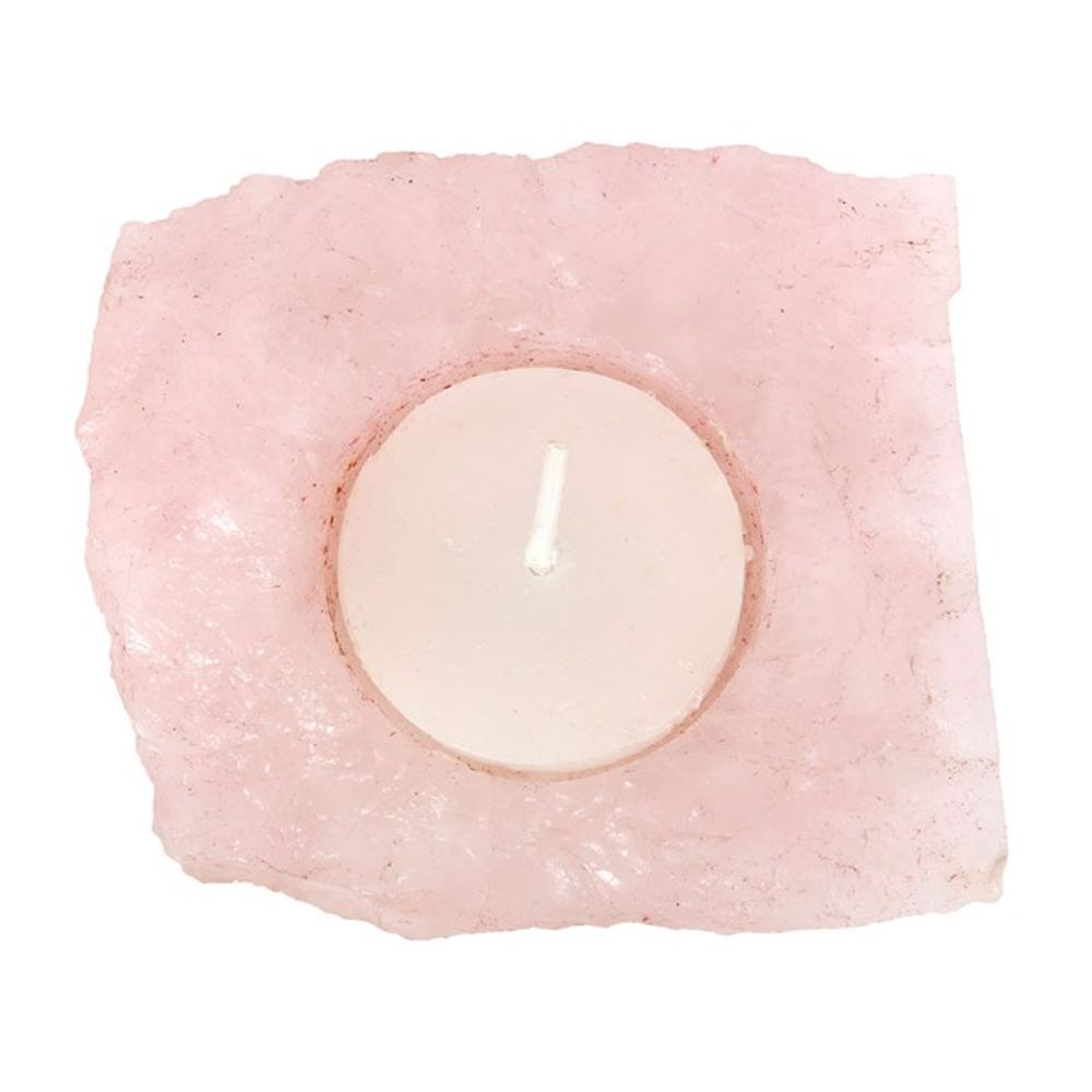 Rose Quartz Tealight Candle Holder From Witch, Please!