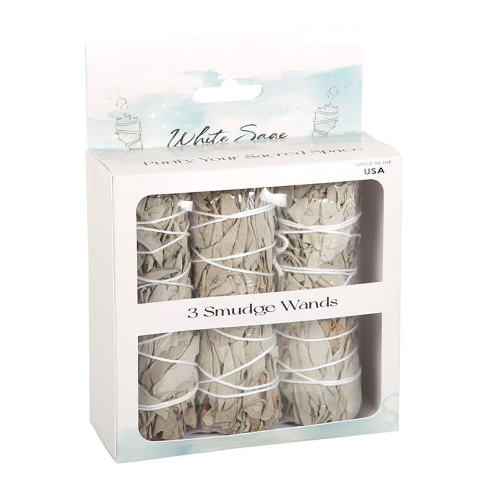 Set of 3 White Sage Smudge Wands From Witch, Please!