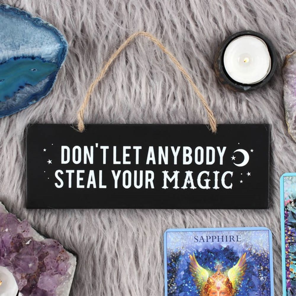 Don't Let Anybody Steal Your Magic Wall Sign From Witch, Please!