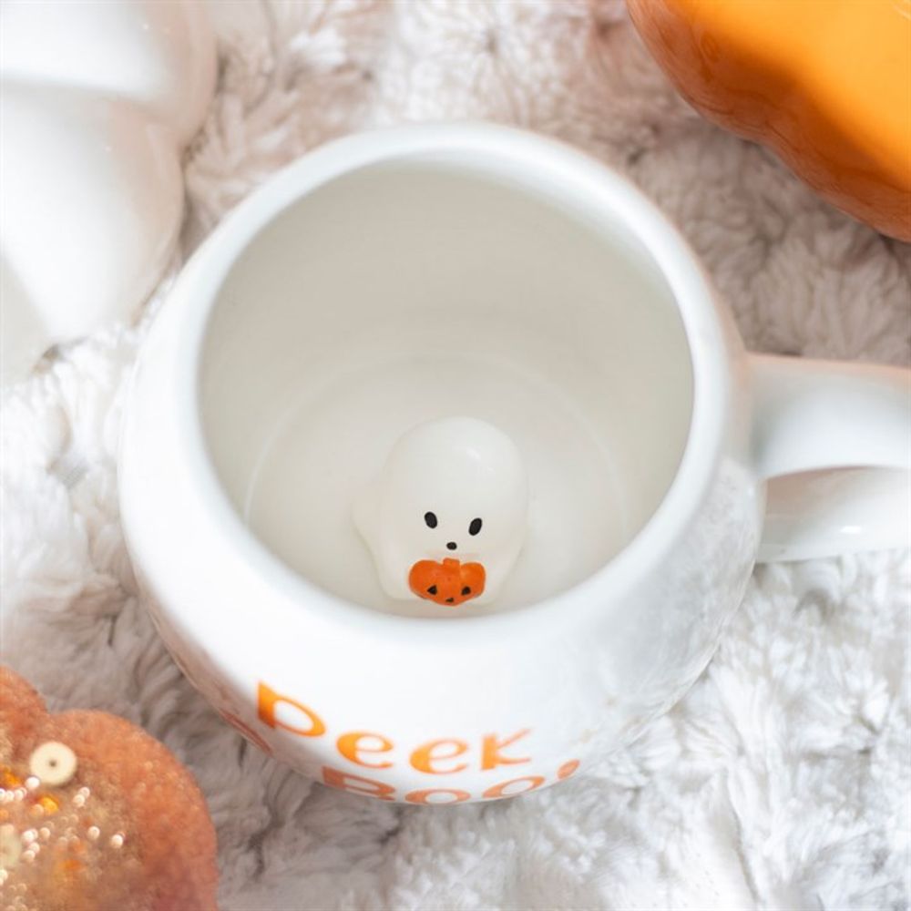 Peekaboo Ghost Rounded Mug From Witch, Please!