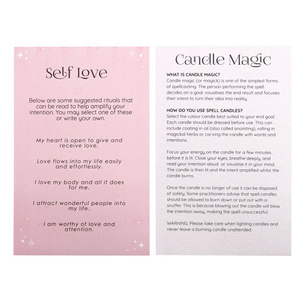 Pack of 12 Self Love Spell Candles From Witch, Please!