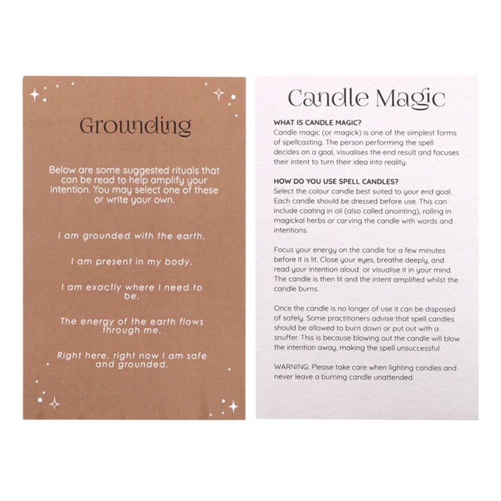 Pack of 12 Grounding Spell Candles From Witch, Please!