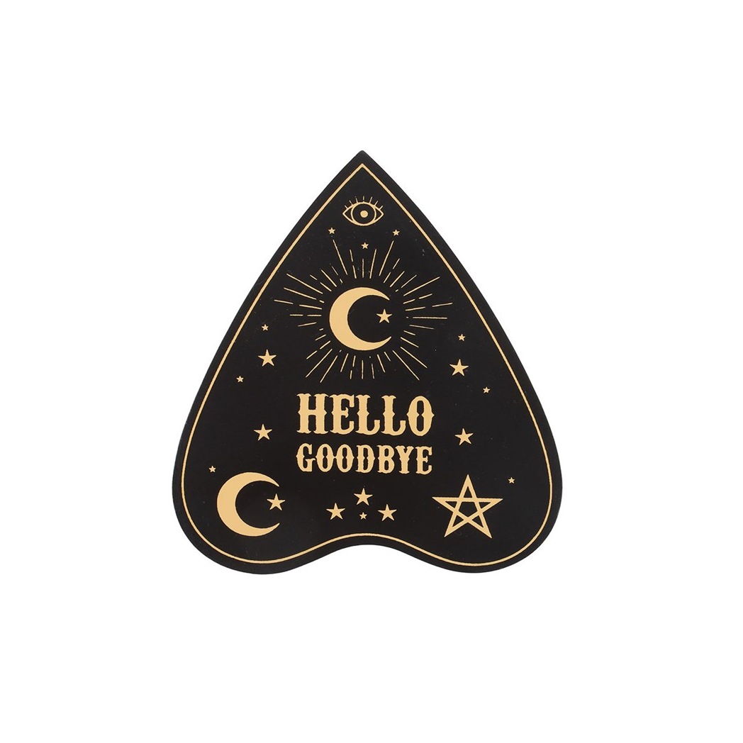 Black Talking Board Planchette Coaster Set From Witch, Please!