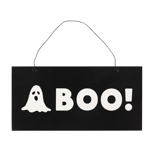 Boo Ghost Hanging Sign From Witch, Please!