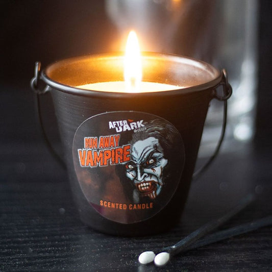 Run Away Vampire Candle Bucket From Witch, Please!