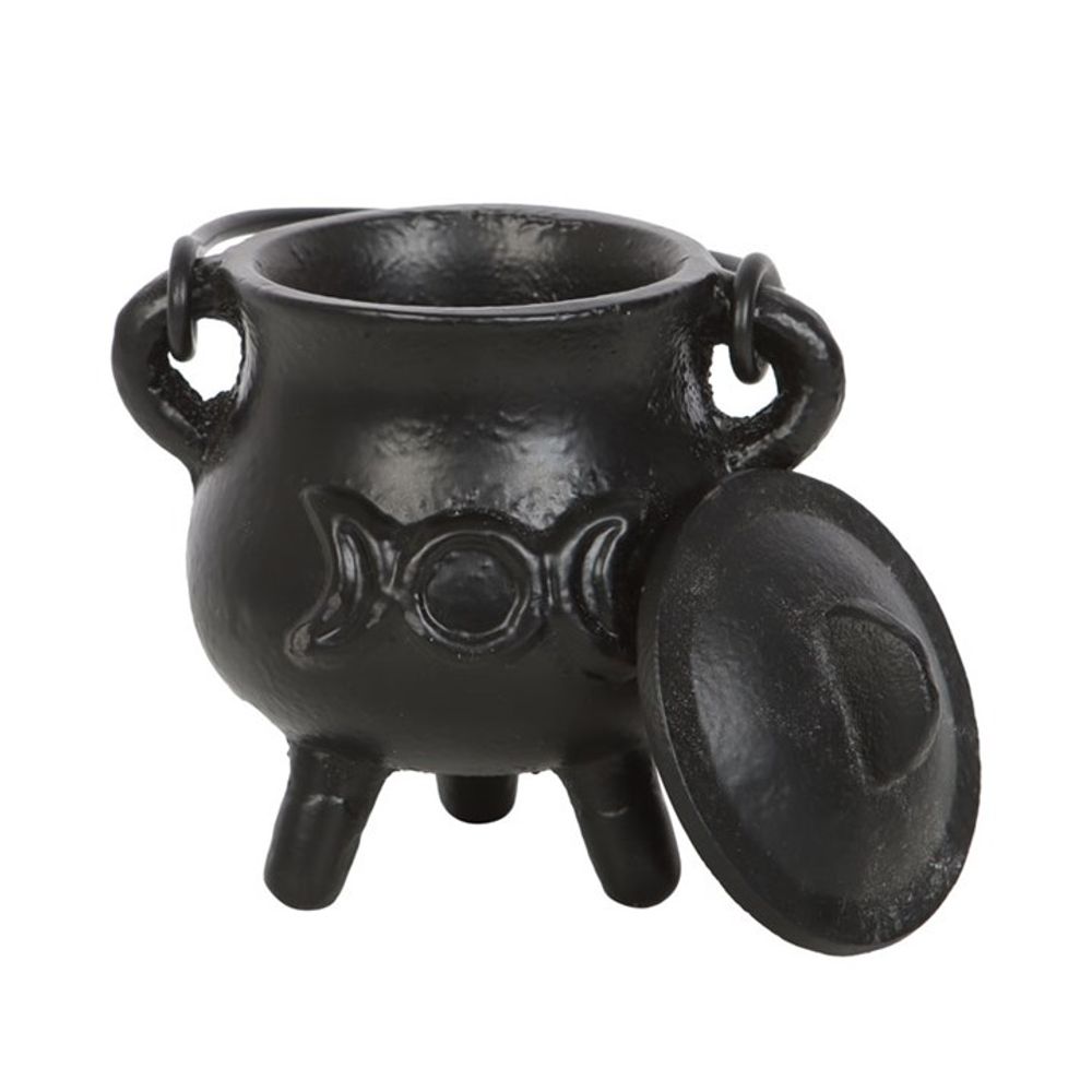 7.5cm Cast Iron Cauldron with Triple Moon From Witch, Please!