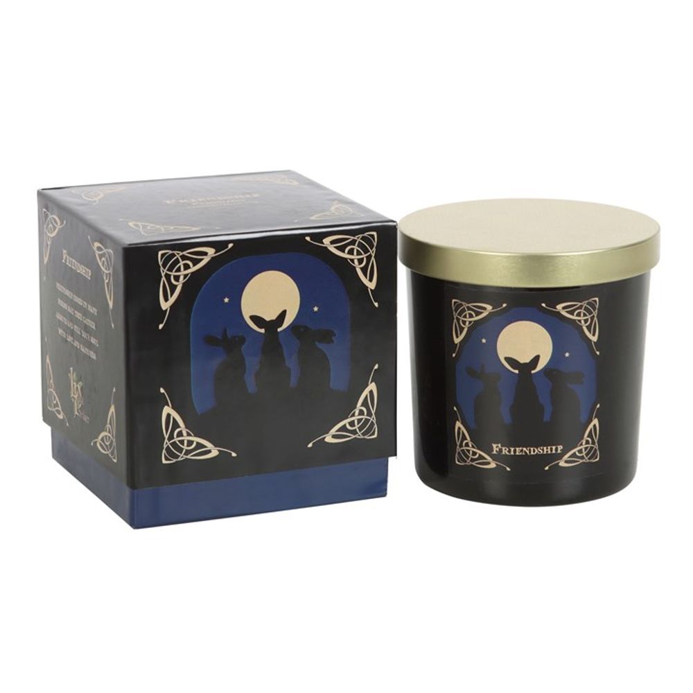 'Moon Gazing Hares' Friendship Candle by Lisa Parker From Witch, Please!