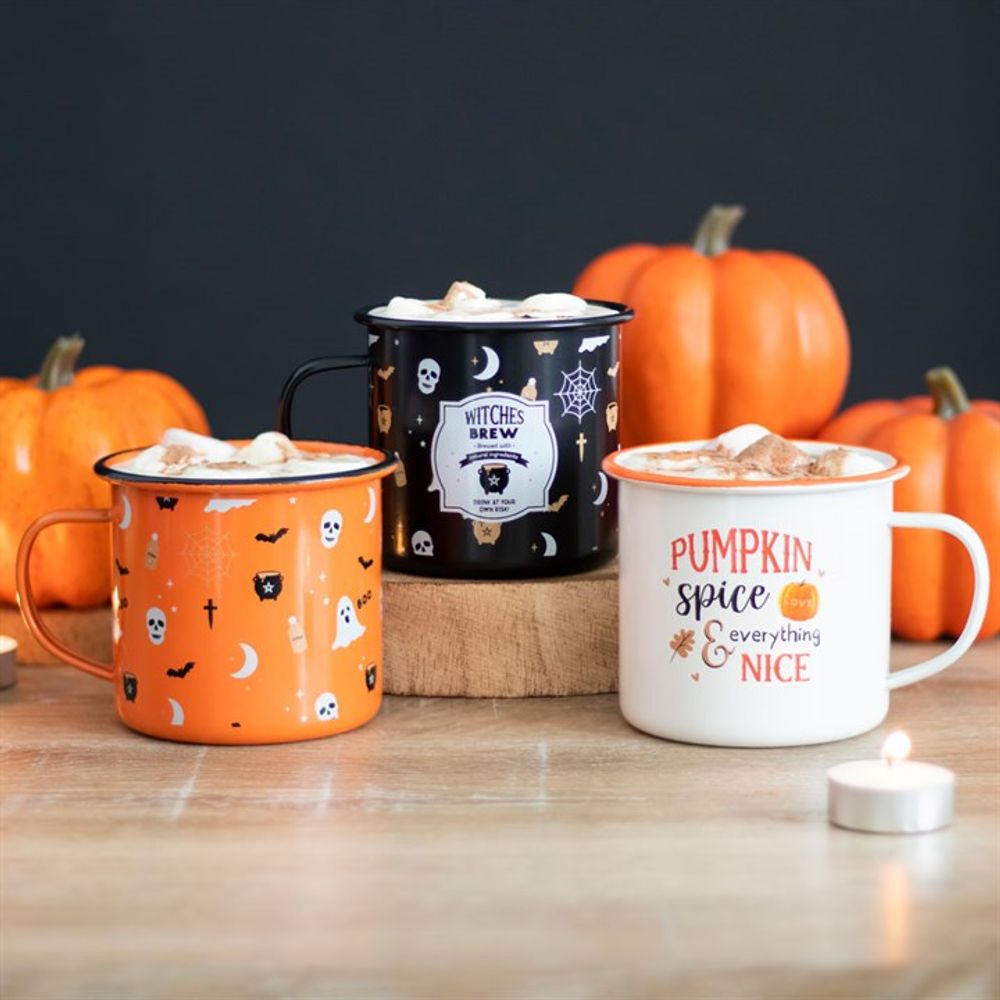 Pumpkin Spice Enamel Mug From Witch, Please!