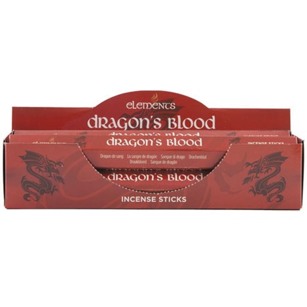 Set of 6 Packets of Elements Dragon's Blood Incense Sticks From Witch, Please!