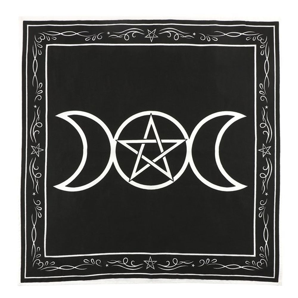 70x70cm Triple Moon Altar Cloth From Witch, Please!