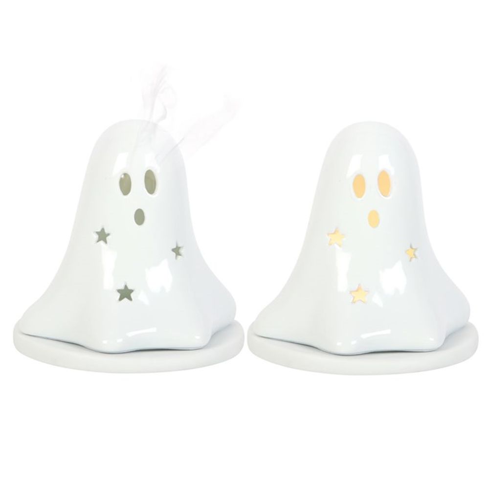 Ceramic Ghost Tealight and Incense Cone Holder From Witch, Please!