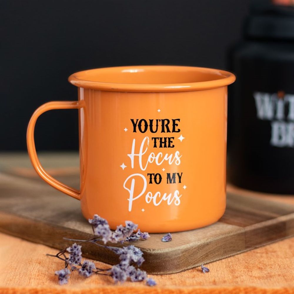 You're The Hocus To My Pocus Enamel Mug From Witch, Please!