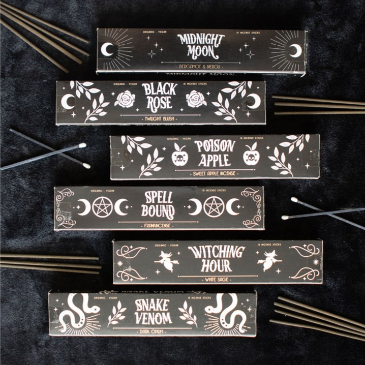 Set of 6 Midnight Ritual Incense Sticks From Witch, Please!