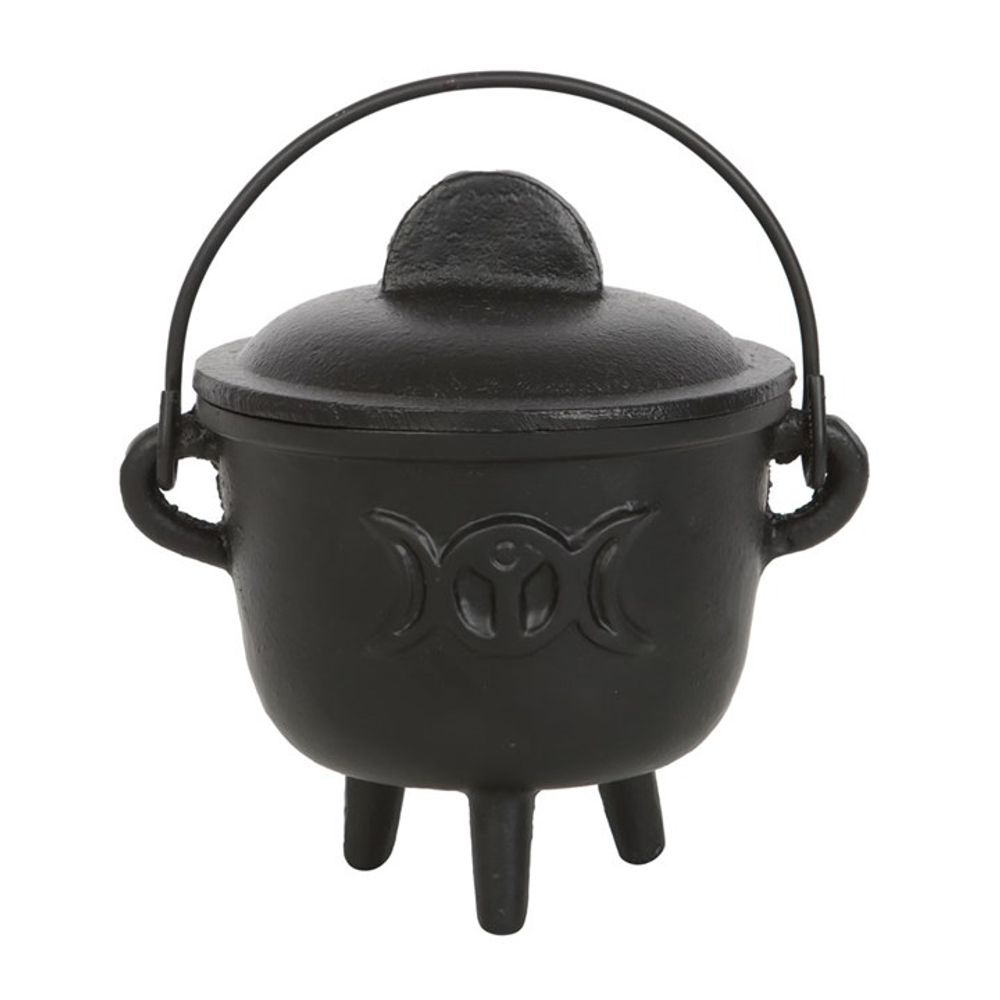 11cm Cast Iron Cauldron with Triple Moon From Witch, Please!