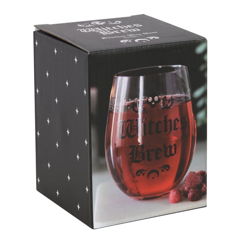 Witches Brew Stemless Wine Glass From Witch, Please!